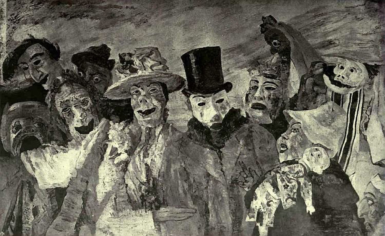 James Ensor, «A Intriga», 1890