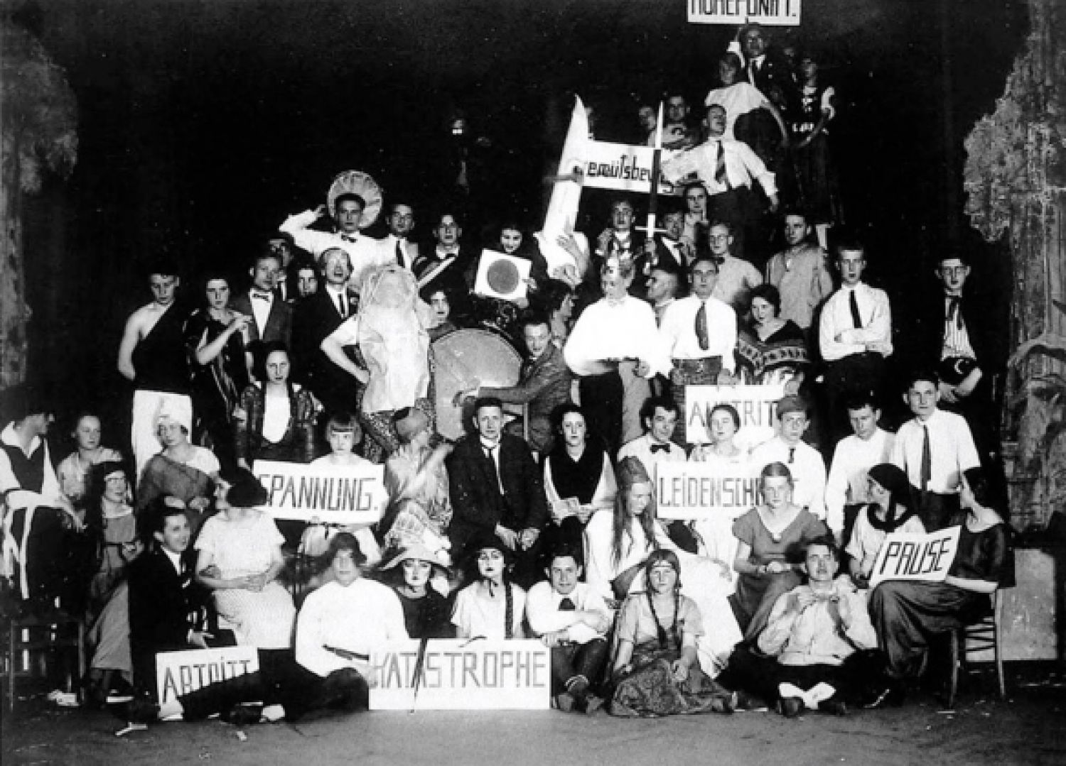 Bauhaus Party at the GaststätteIlmschlösschen Tavern near Weimar, 29 November 1924